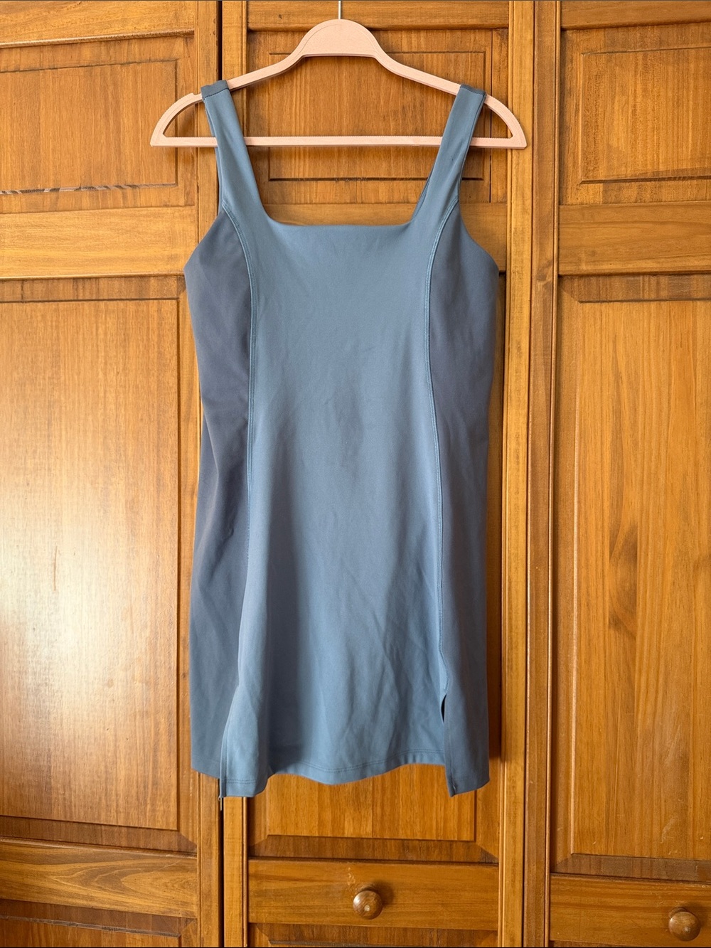 Mini athletic Skort Dress in Slate Blue
